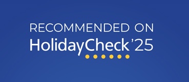 Recommended on HolidayCheck 2025